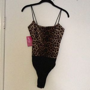 Nasty Gal Cheetah print body suit